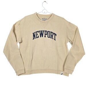 Unwind by League 91 Newport Graphic Thermal‎ Shirt Pale Yellow Women's Size S
